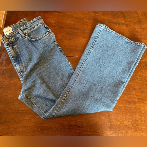 Sezane Le Flare Denim Blue - Size 10 - Picture 2 of 6